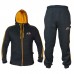ARD CHAMPS™ Fleece Tracksuit Hoodie Trouser MMA Gym Boxing Running Jogging Suit (Charcoal)